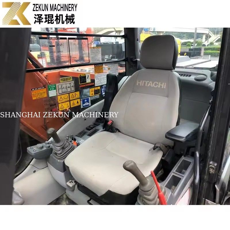 حفرة هيتاشي ZX120-6 مع مضخة هيدروليكية أصلية ووزن تشغيل 12 طن