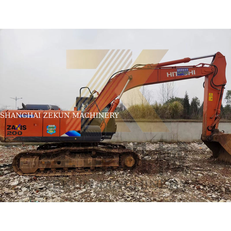 حفرة هيتاشي ZX200-5 مستعملة 20 طن اليابان الأصلية لاحتياجات البناء الخاصة بك