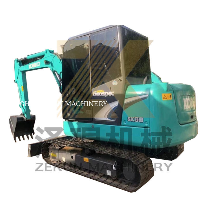 محفر Kobelco SK60 ميني مستعمل 35.5KW للسوق الصينية
