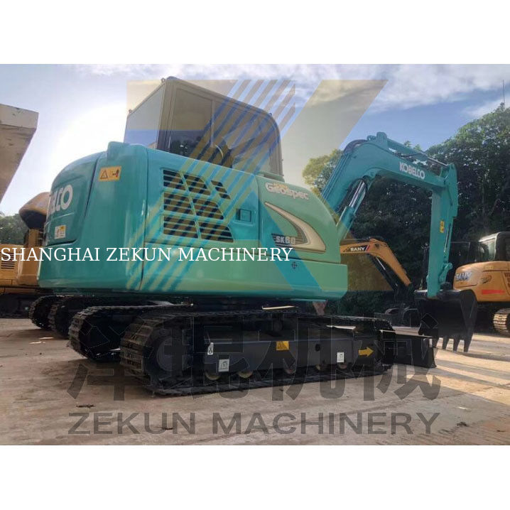 محفر Kobelco SK60 ميني مستعمل 35.5KW للسوق الصينية