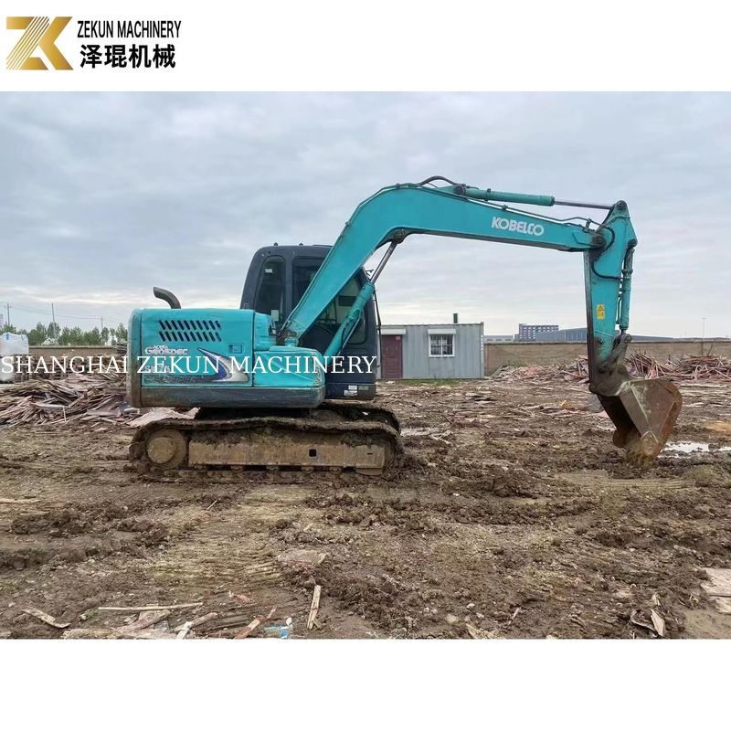 2017 كوبيلكو مستعمل SK75-8 7.5 طن الحفرة اليابانية التصميم الأصلي