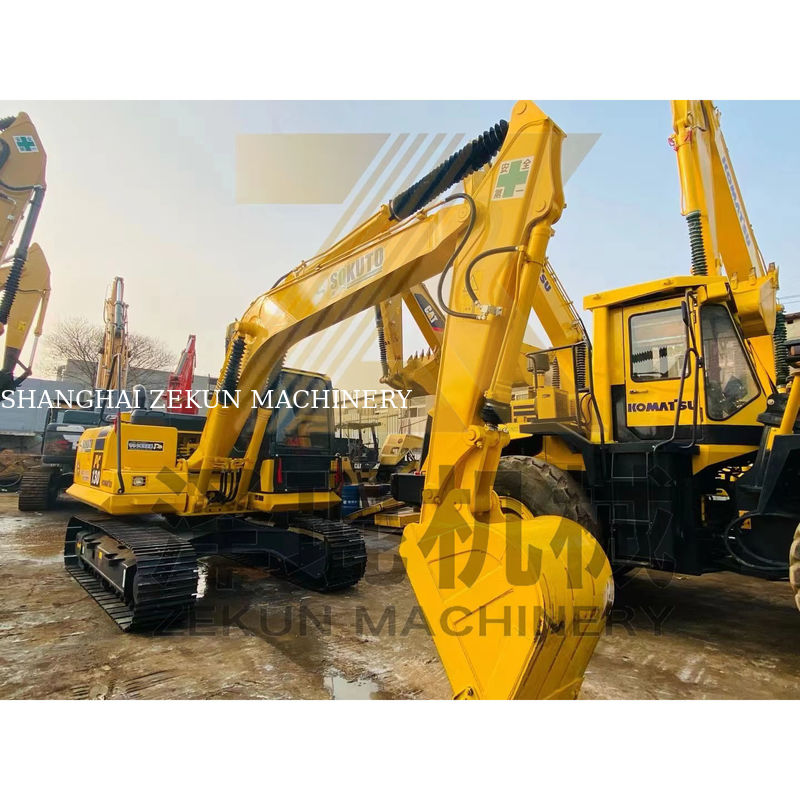 محفر 13 طن مستعمل كوماتسو PC130-7 حفر في شنغهاي صمام هيدروليكي غير ذلك