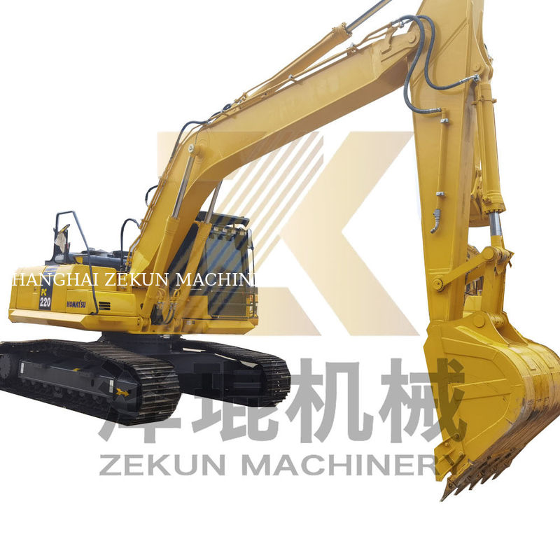 حفرة كوماتسو 220 PC220 ذات 22 طن مستعملة بسعة دلو 1M3 و 1050 ساعة عمل