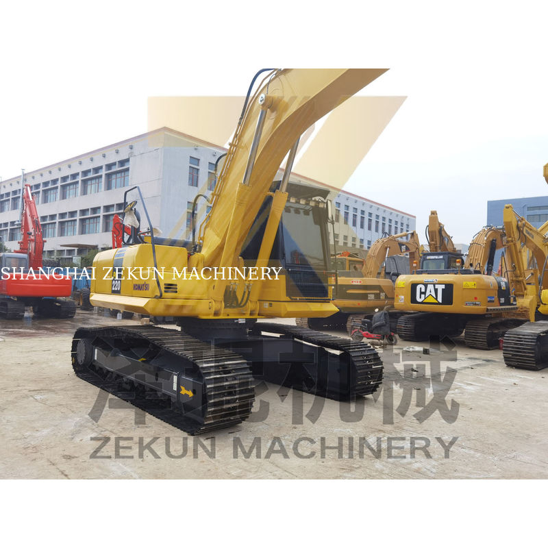 حفرة كوماتسو 220 PC220 ذات 22 طن مستعملة بسعة دلو 1M3 و 1050 ساعة عمل
