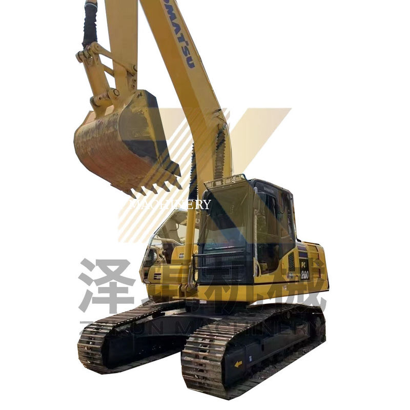 كوماتسو PC200-8 PC200 الحفرة المستخدمة الأرض حركة آلة مع 0.8m3 سعة دلو