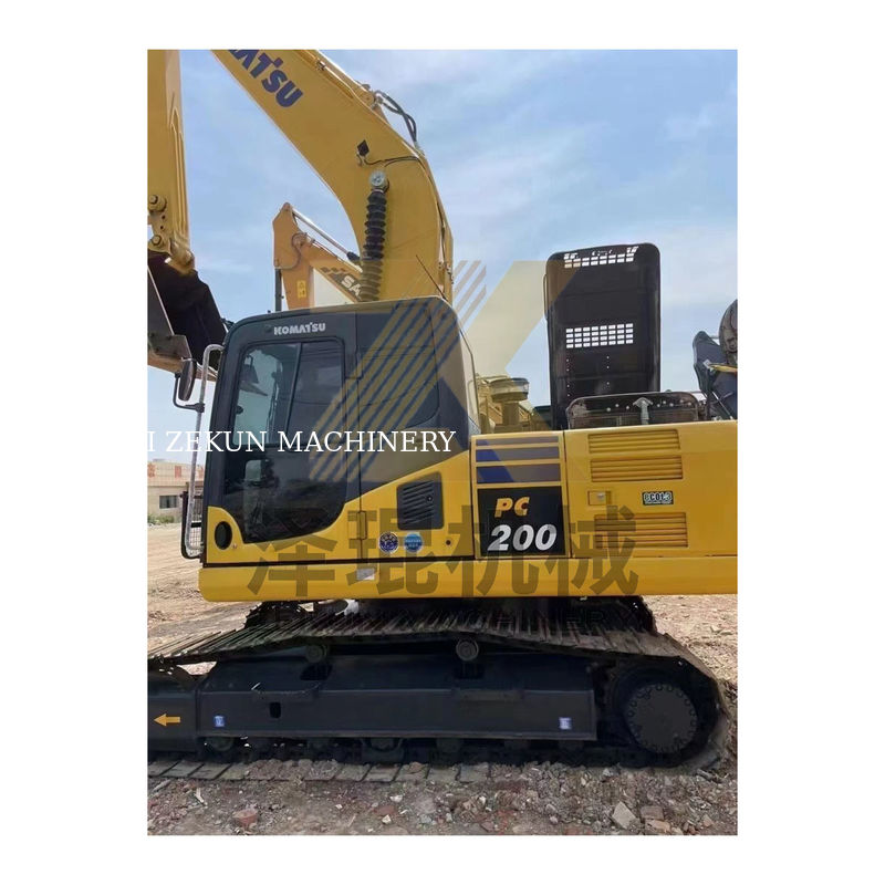 كوماتسو PC200-8 PC200 الحفرة المستخدمة الأرض حركة آلة مع 0.8m3 سعة دلو