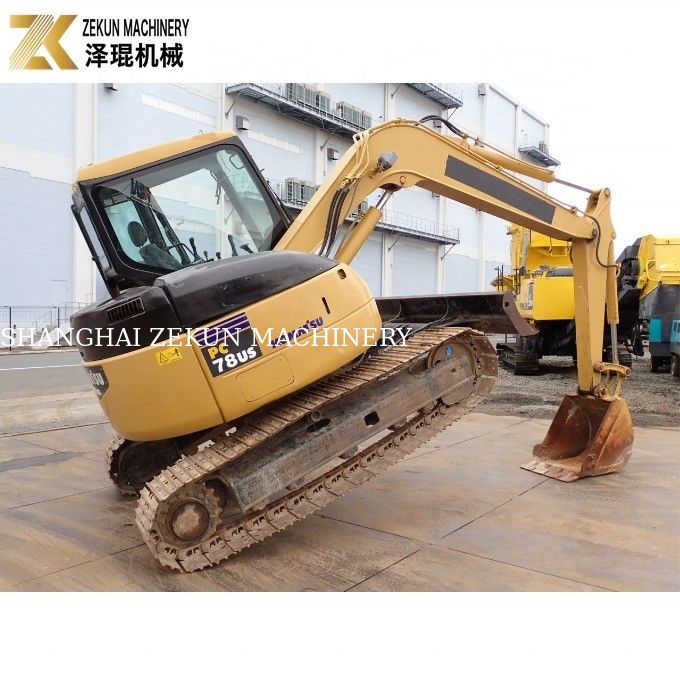 7 طن اليابان ميني كوماتسو PC78US الحفرة PC78 الولايات المتحدة السنة الجهاز الوزن 7630 كجم