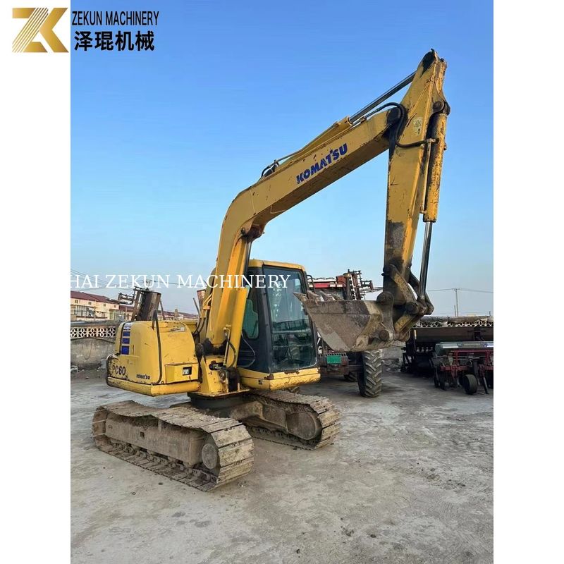 المستخدمة اليابان كوماتسو PC60-7 الحفرة 6طن اللون الأصلي كوماتسو المحرك