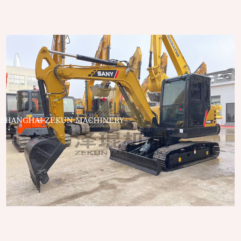 Sany SY60C Pro Excavator مستعمل 60C مع أداء ممتاز وساعات عمل 0-2000
