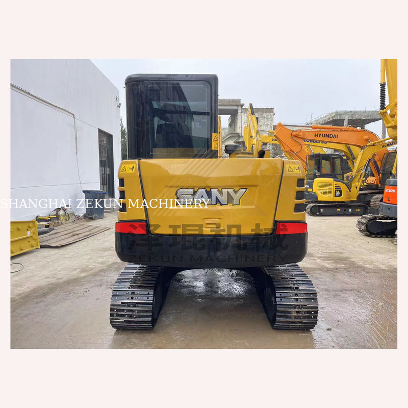 Sany SY60C Pro Excavator مستعمل 60C مع أداء ممتاز وساعات عمل 0-2000