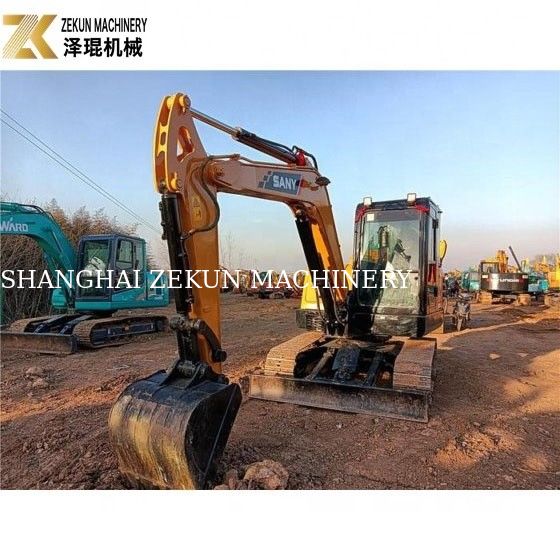 حفرة Sany SY60C PRO ذات 6 أطنان مستعملة مع محرك Sany وساعات قليلة
