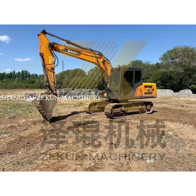 Sany SY135 Pro Excavator Crawler 0.6 m3 سعة دلو 2001-4000 ساعات عمل مستخدمة