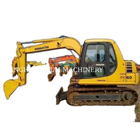 حفرة كوماتسو PC60-7 مستعملة أصلية من اليابان وزن تشغيل 2 طن