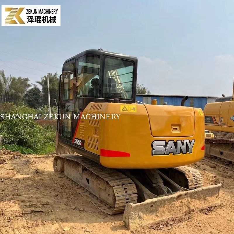 محرك ساني 75C الحفار SY75C-8 SY75C PRO 43kw مثالي لمشاريع البناء