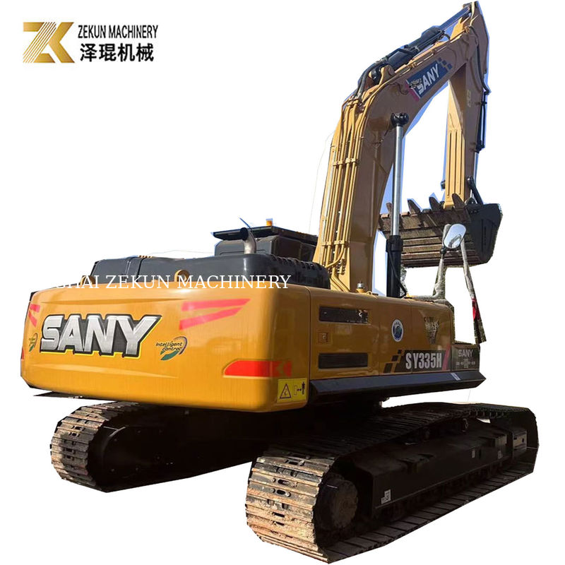 الحفرة Sany 335 المستعملة في 4000 ساعة عمل 35 طن الوزن التشغيلي