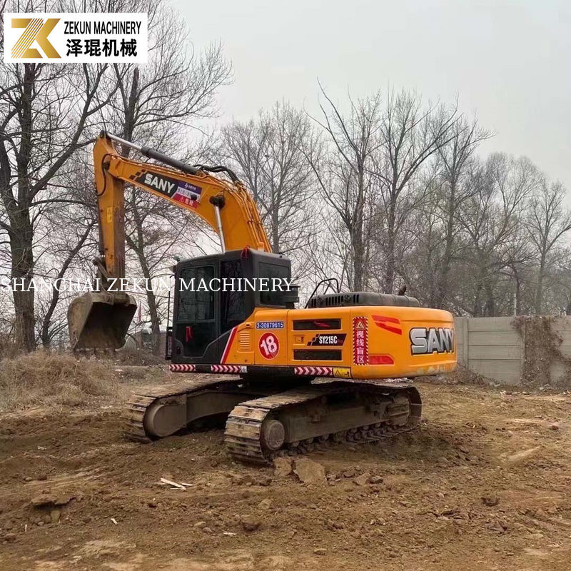 Sany SY215C Pro Excavator متوسطة الحجم مع 1.2M3 دلو
