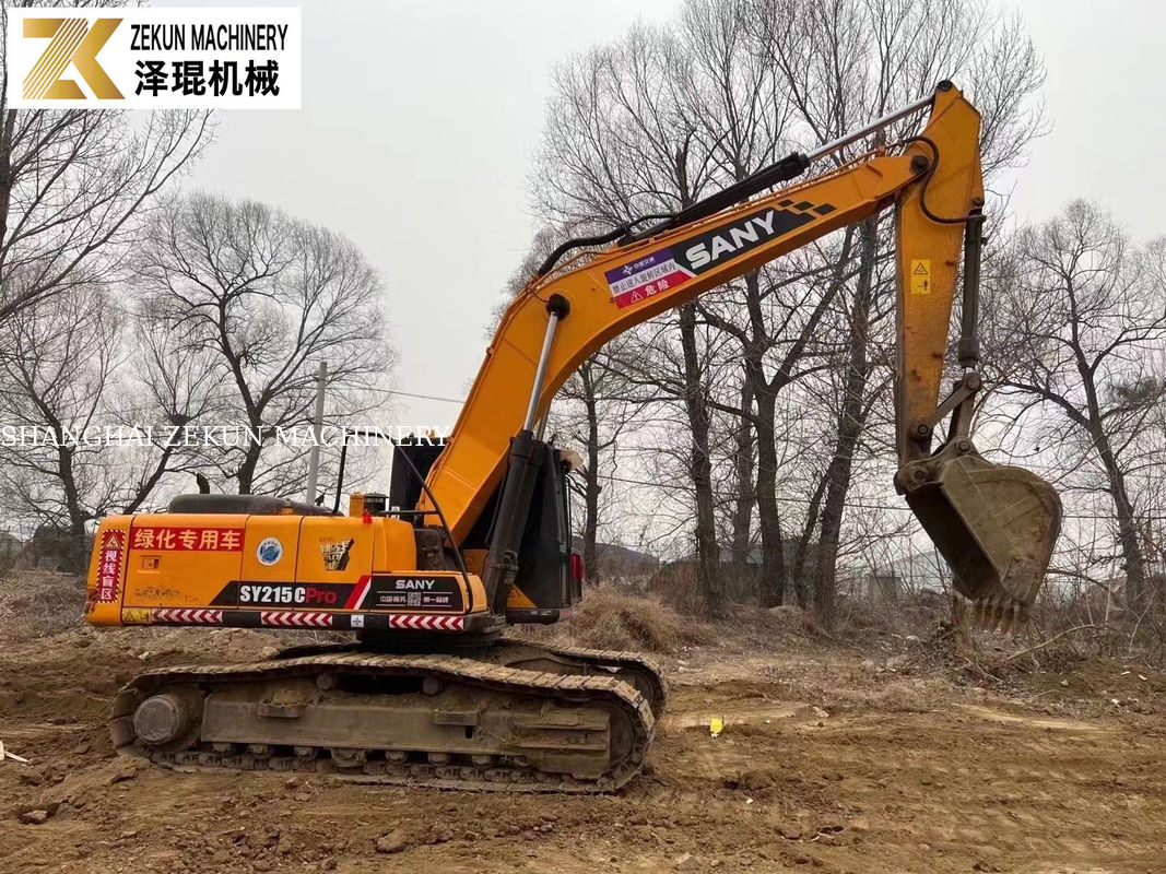 Sany SY215C Pro Excavator متوسطة الحجم مع 1.2M3 دلو
