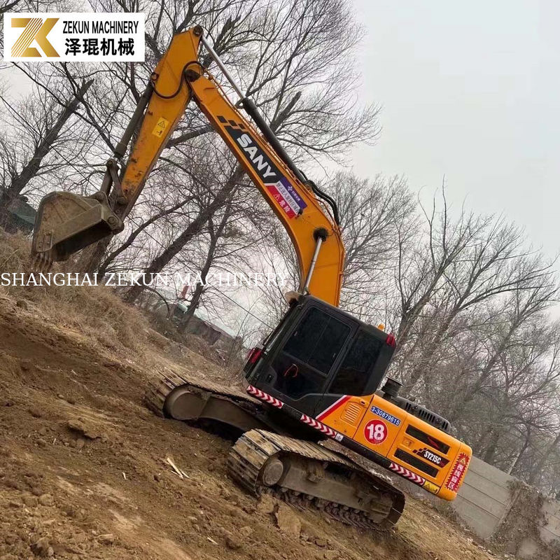 Sany SY215C Pro Excavator متوسطة الحجم مع 1.2M3 دلو