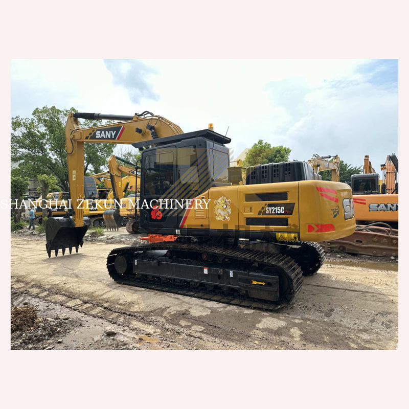 2023 Sany SY215C Pro Crawler Excavator 21 طن الحفر الثقيل مع مضخة هيدروليكية أخرى