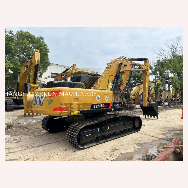2023 Sany SY215C Pro Crawler Excavator 21 طن الحفر الثقيل مع مضخة هيدروليكية أخرى