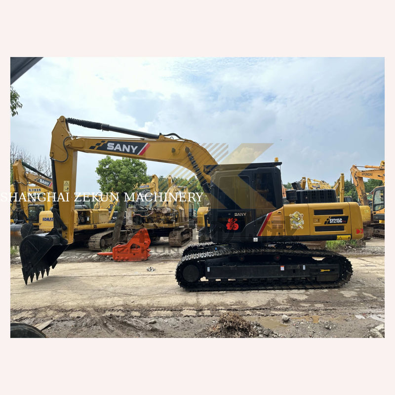 2023 Sany SY215C Pro Crawler Excavator 21 طن الحفر الثقيل مع مضخة هيدروليكية أخرى