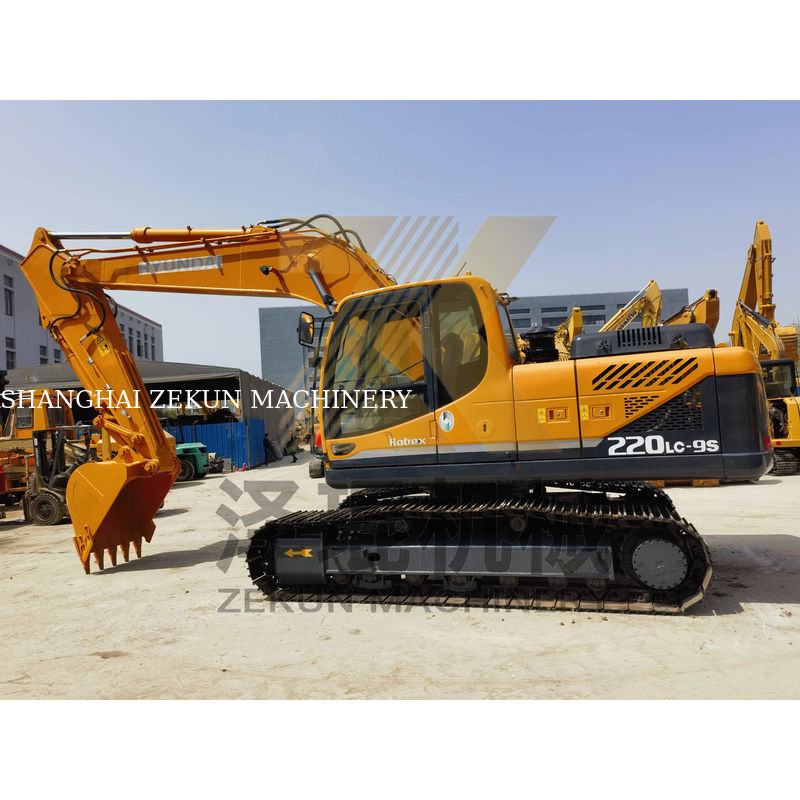 سيارة هيونداي 220 220-9 الكورية الأصلية المستخدمة لعام 2019 مع وزن تشغيل 22 طن