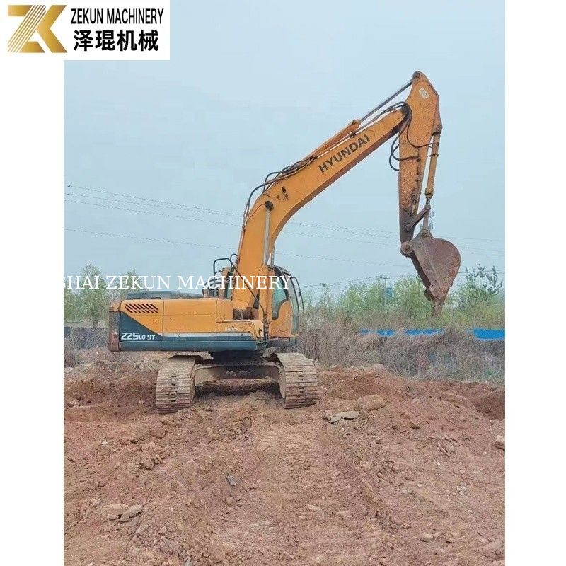 2019 كوريا الأصلية 22 طن هيونداي 225LC-9 R225-7 الحفر الزحف