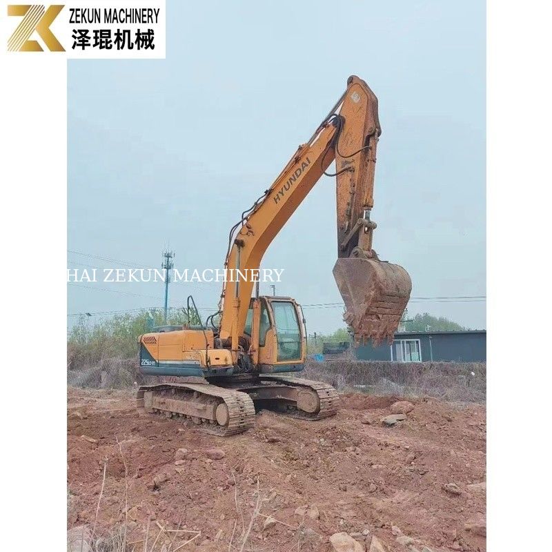 2019 كوريا الأصلية 22 طن هيونداي 225LC-9 R225-7 الحفر الزحف