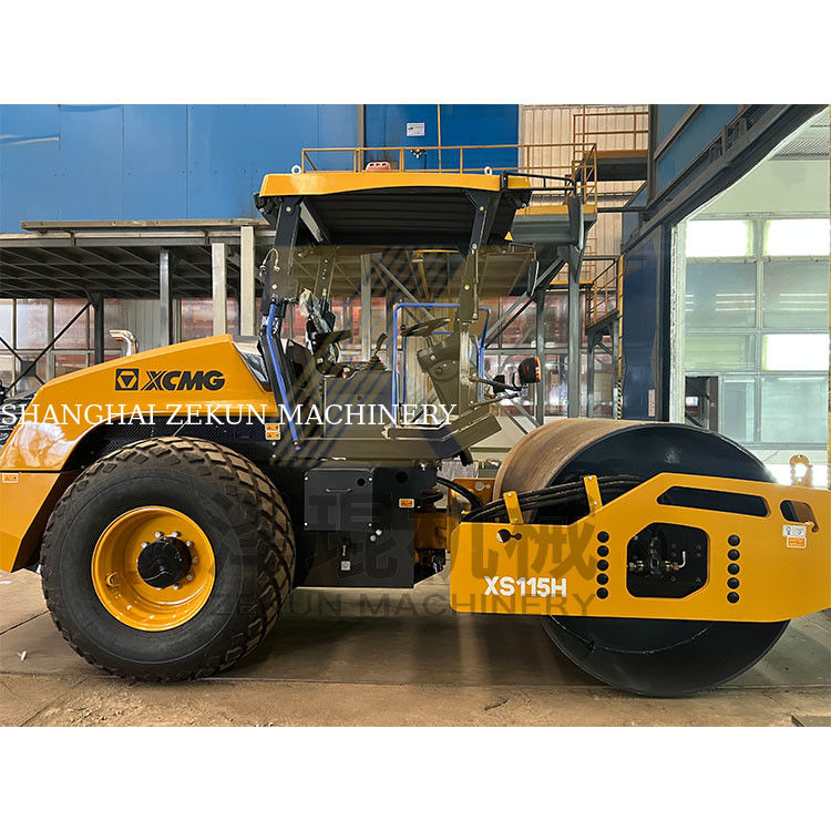 11 طن XCMG XS115H عجلة طريق الهند المرحلة الرابعة معدات بناء الطرق