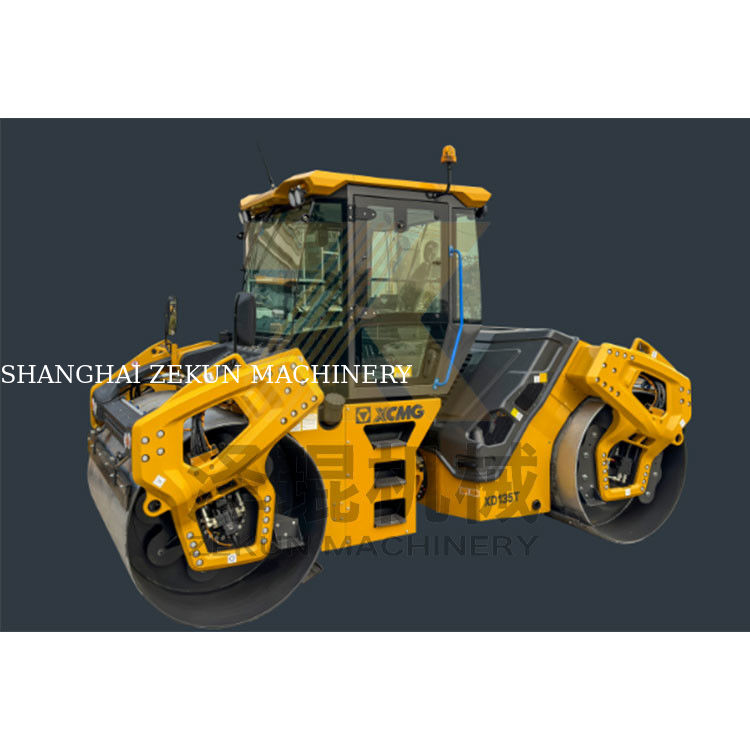 13 طن XCMG XD135T ثنائي طبل عجلة الاتحاد الأوروبي مرحلة V معدات بناء الطرق