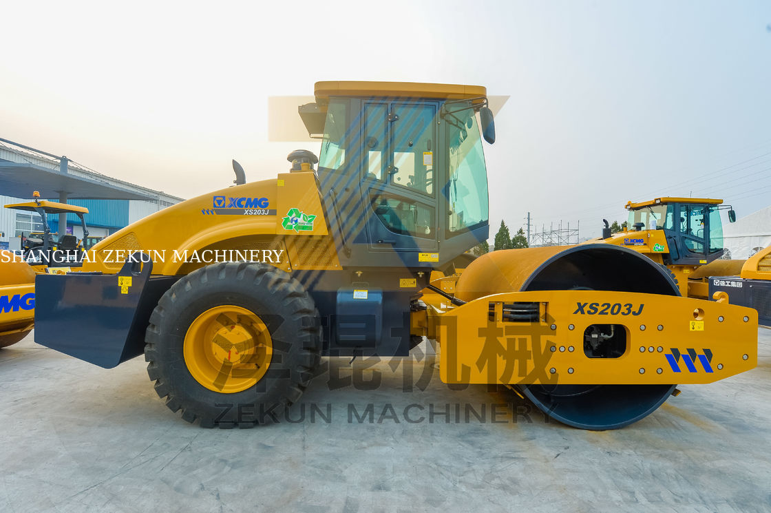 20 طن XCMG XS203J الدوال الاهتزازي الطبول واحد الصين المرحلة الثانية