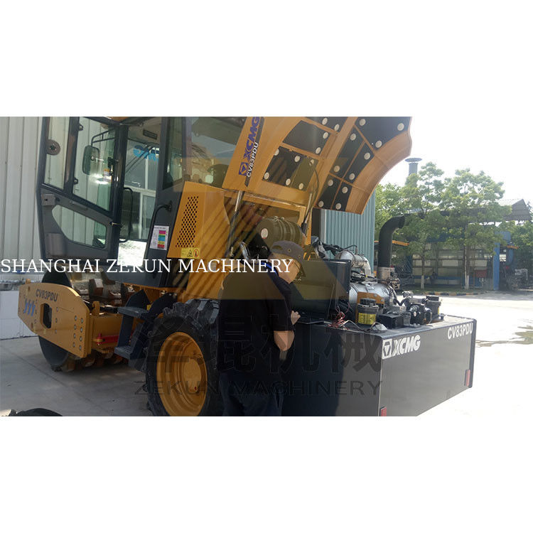 8 طن XCMG CV83U الهيدروليكية طبل الدوار الطابق الأوروبي T4F آلة