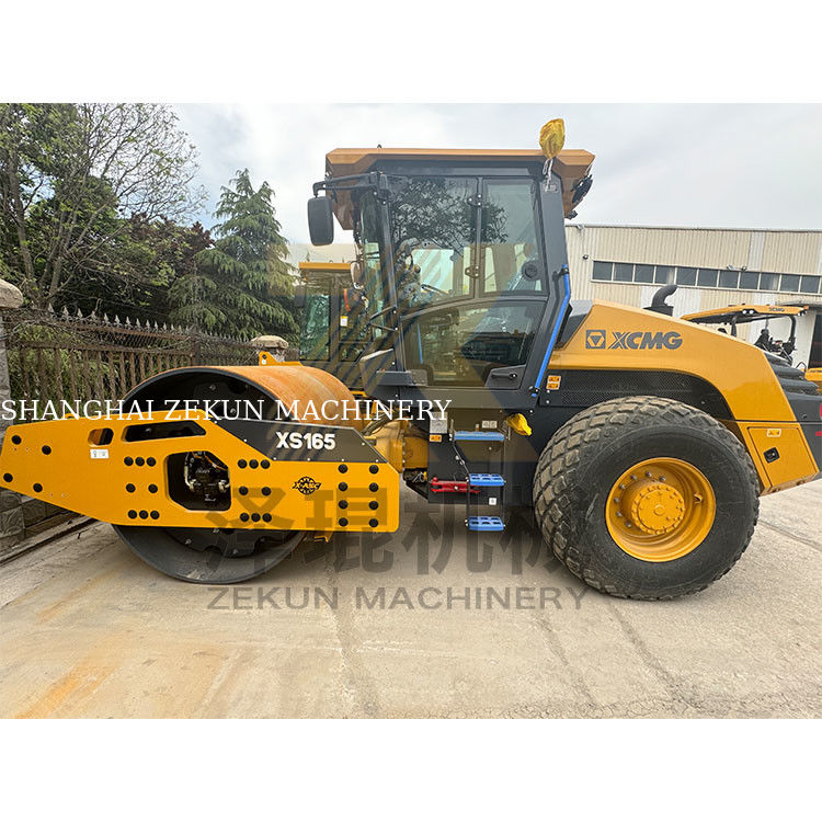 16 طن XCMG XS165 الهيدروليكية الكاملة طبل واحد عجلة الاتحاد الأوروبي المرحلة V