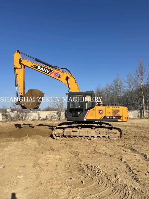 2019 ساني SY215C الحفرة 21 طن ساعات قليلة الخيار الأول لأعمال البناء