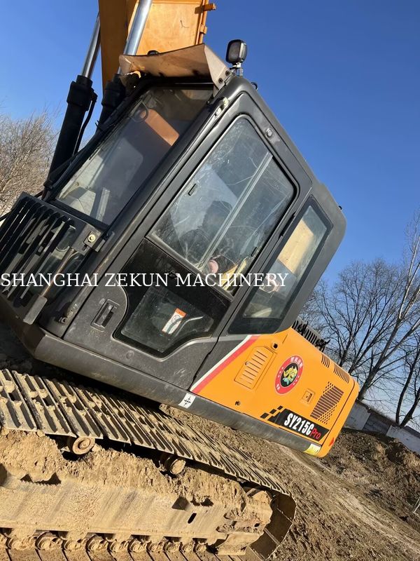 2019 ساني SY215C الحفرة 21 طن ساعات قليلة الخيار الأول لأعمال البناء