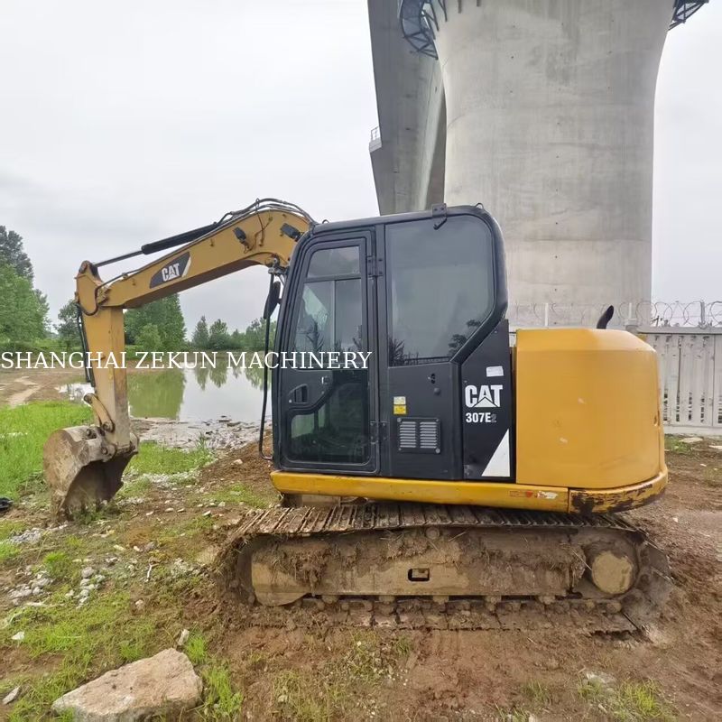 2017 CAT 307E2 الحفار 12544hrs الحد الأقصى للارتفاع 070 مم الضغط الهيدروليكي 28 MPa