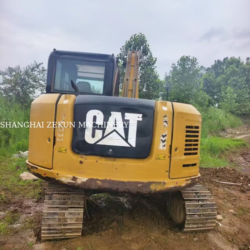 2017 CAT 307E2 الحفار 12544hrs الحد الأقصى للارتفاع 070 مم الضغط الهيدروليكي 28 MPa
