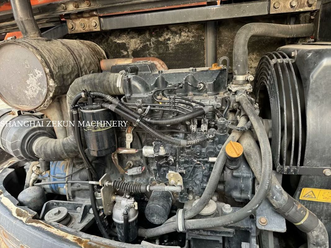 محفر Doosan DX60 المستوى 3 معيار الانبعاثات الحد الأقصى للوصول على مستوى الأرض 100 مم والأداء