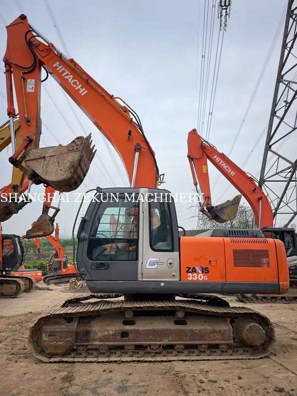 حفارة هيتاشي ZX200-3G 10658 ساعة طول الذراع 2.94 متر أقصى ارتفاع للحفر 620 ملم